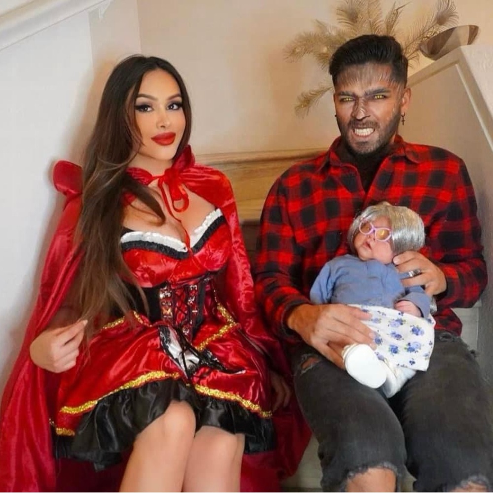 Old Lady Grandma Costume (Newborn) Red Riding Hood Family